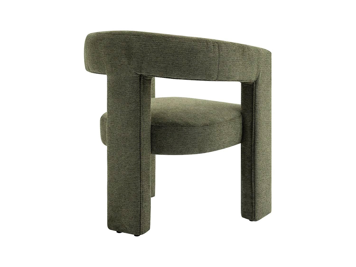 Sessel - Strukturstoff - Grün - FAVINA