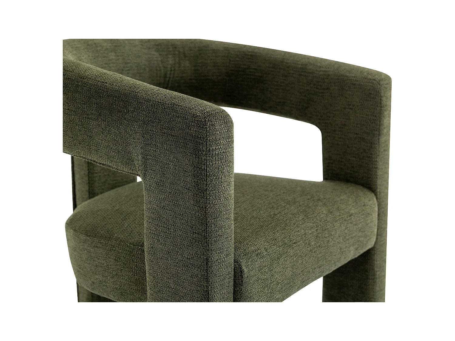 Sessel - Strukturstoff - Grün - FAVINA