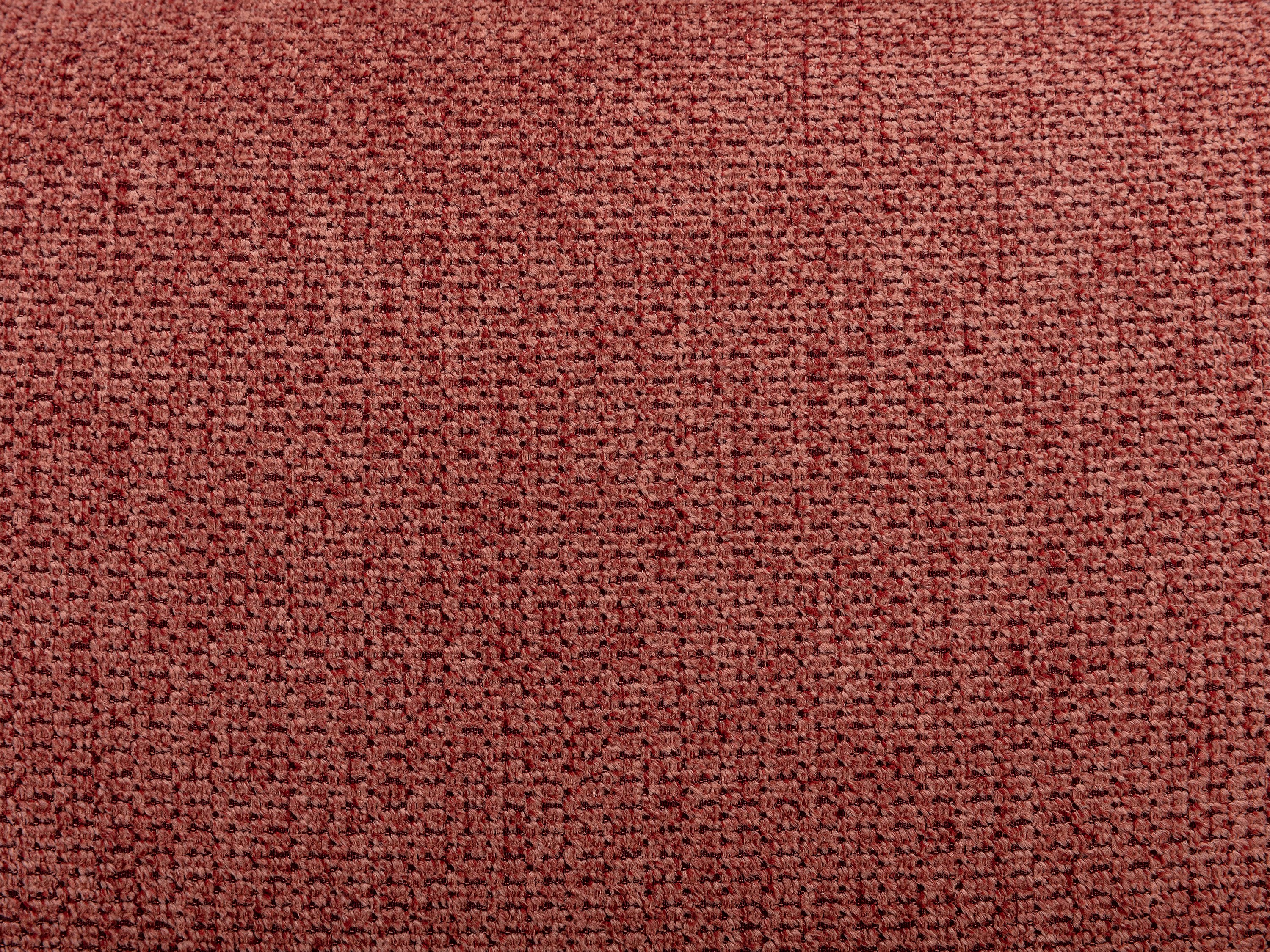 Fauteuil Pivotant En Tissu Chenille Terracotta - Design Arrondi, Base Conique - Assise Confortable - Dimensions L71 X P68 X H72 Cm