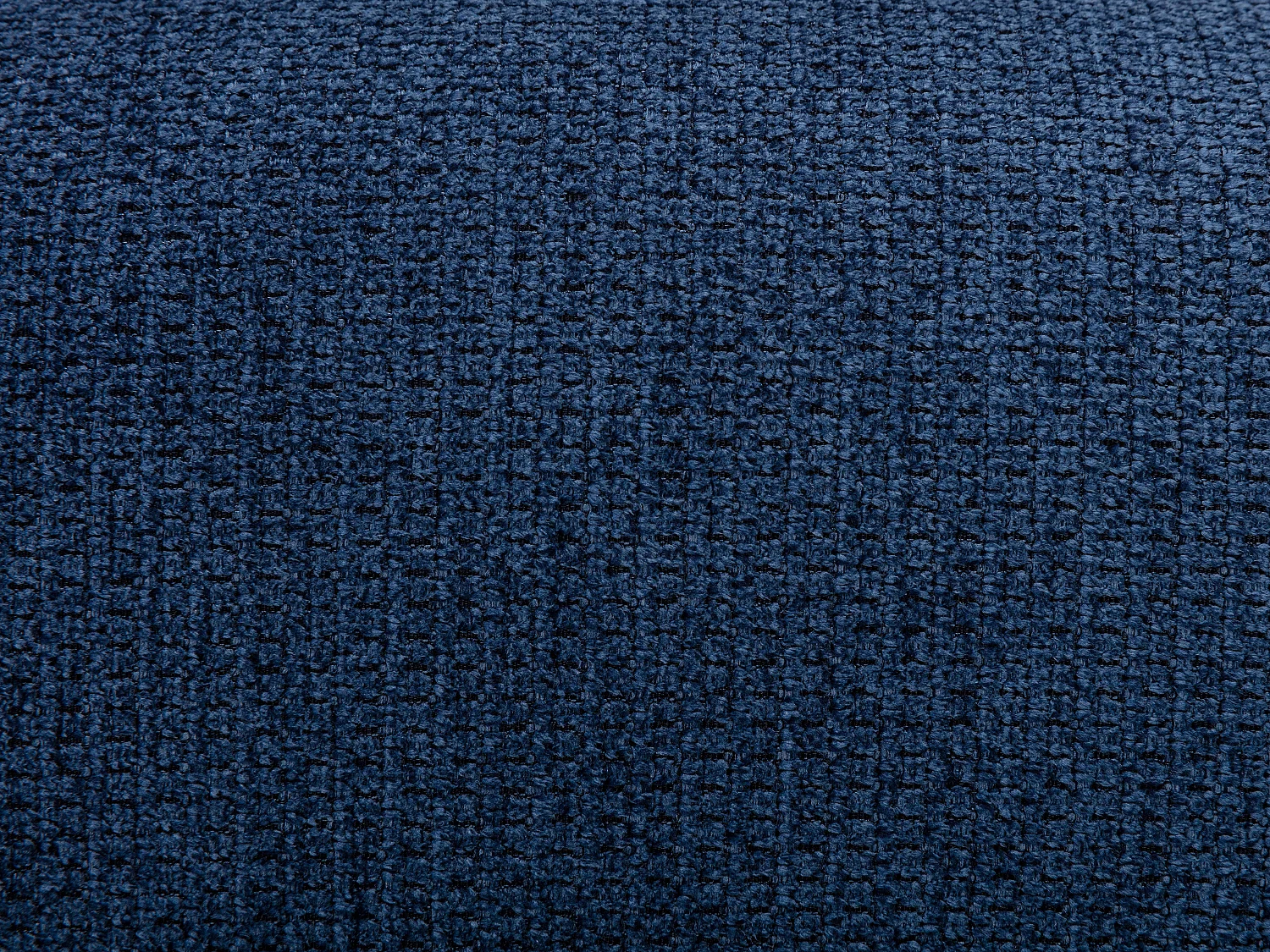 Fauteuil pivotant en tissu texturé bleu POZETI