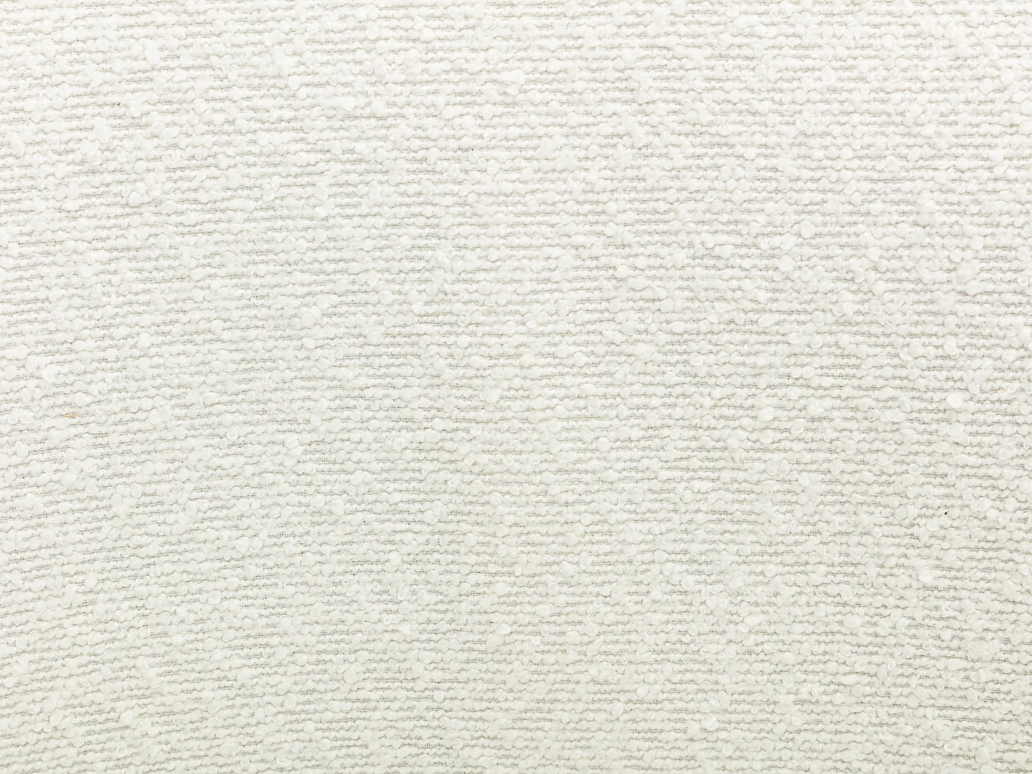 Fauteuil pivotant en tissu bouclette blanc VEREIDE