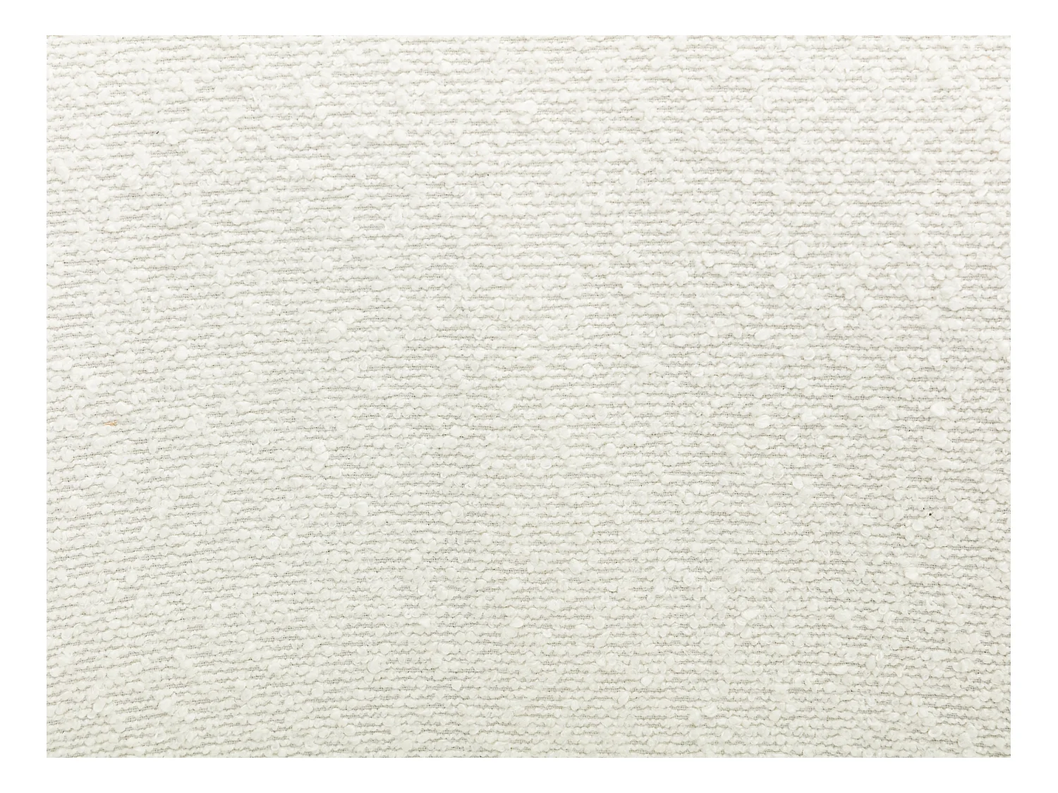 Sillón giratorio de bouclé blanco VEREIDE
