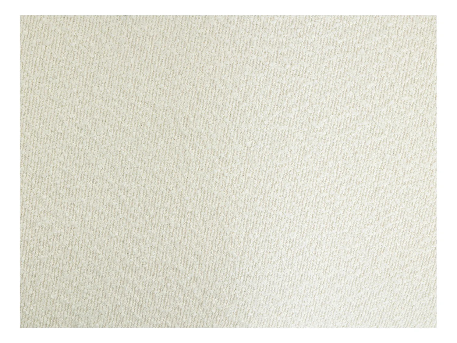 Kanapa 3-osobowa z białej bukli - BASILIANA