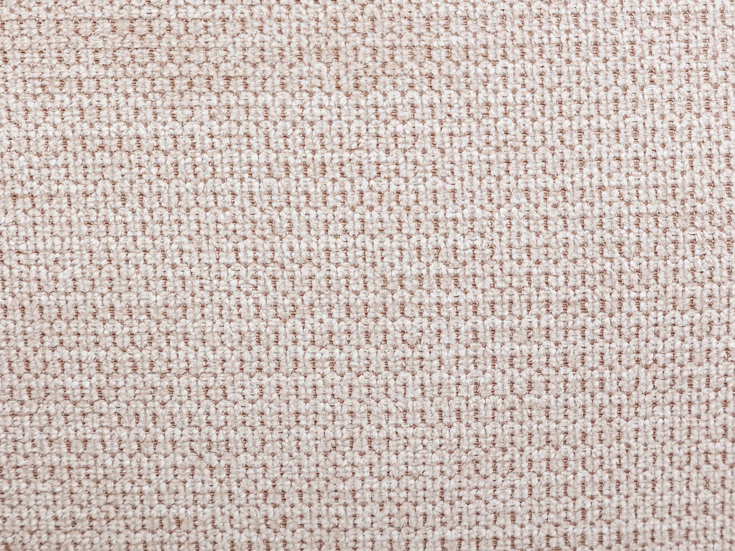 Driezitsbank van beige stof TORMELDA