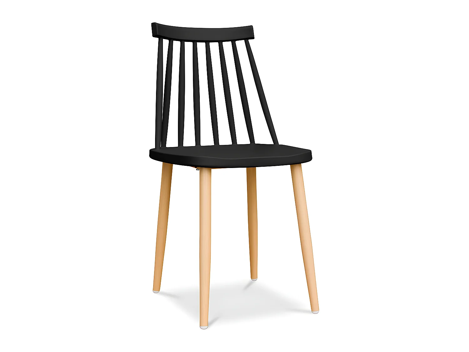 Chaise de salle à manger en bois - Design scandinave - Joy Noir