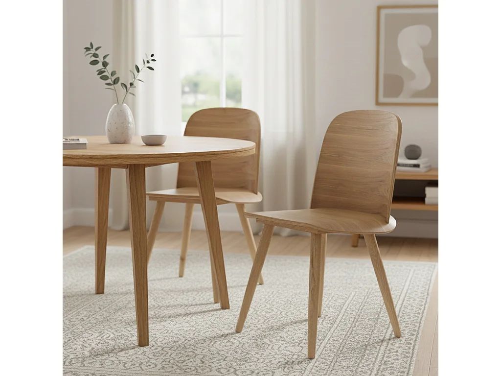 Sedia da pranzo in legno - Stile scandinavo - Berd