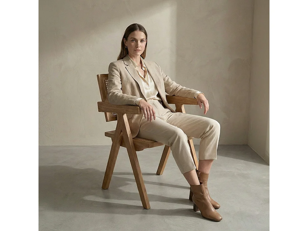 Sedia da pranzo in rattan intrecciato - con braccioli - Kane