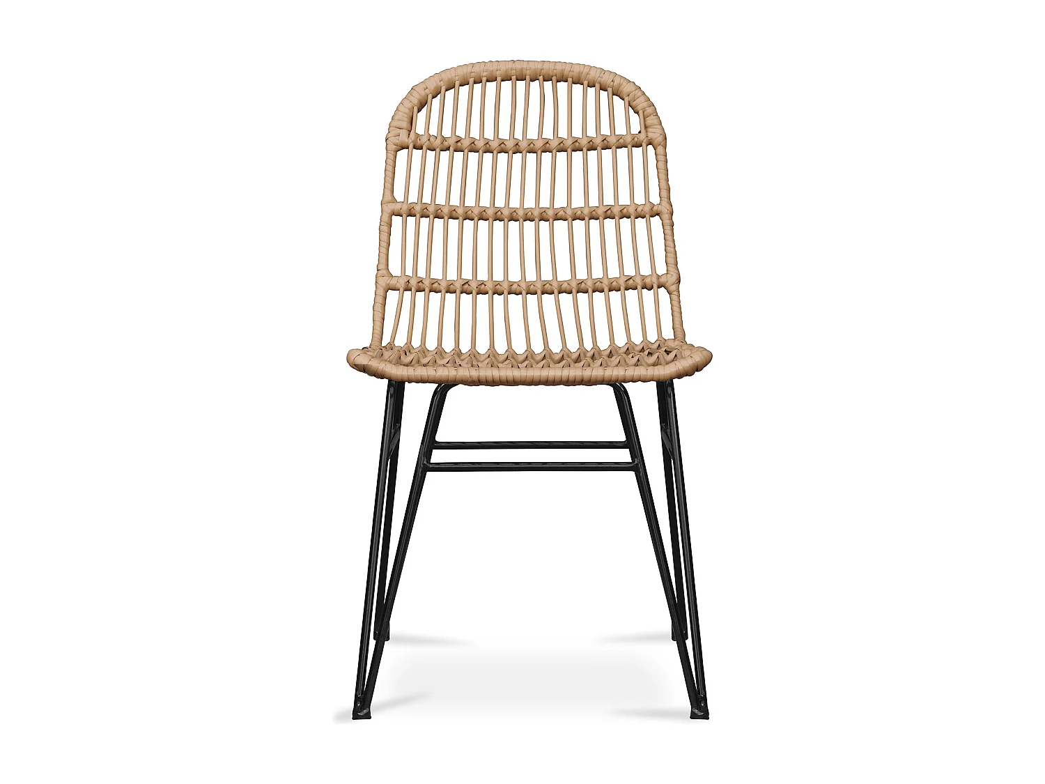 Rattan-Esszimmerstuhl - Boho-Stil - Many