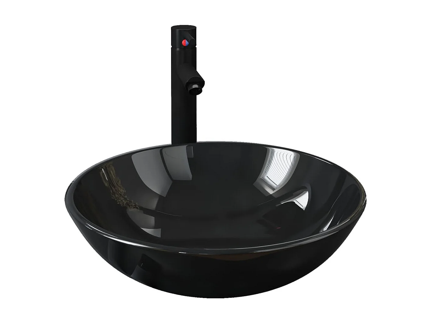 Lavabo vasque salle de verre 6.4 x 6.4 x 9.1 cm 02_0002855