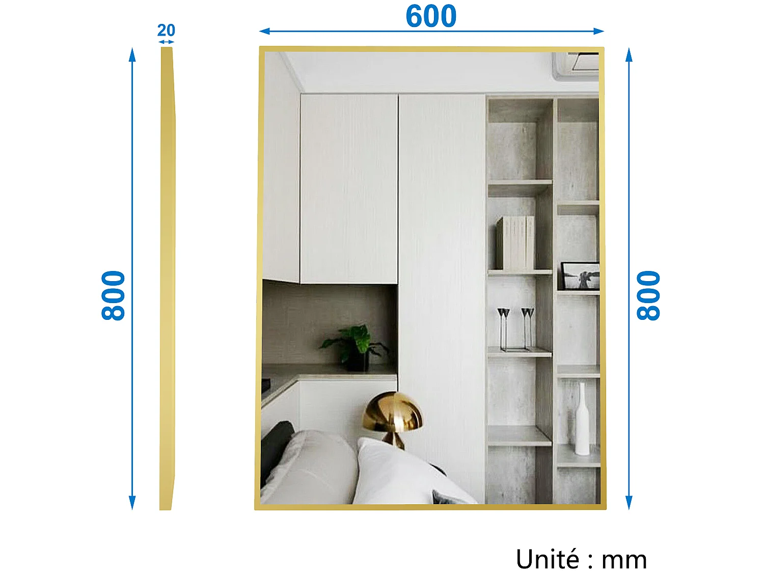 Ensemble meubles Salle de Bain 100cm simple vasque avec colonne + miroir Chêne Wotan