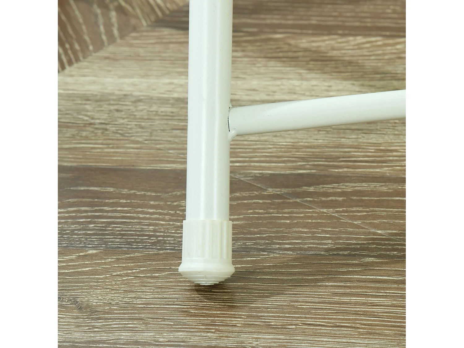 Lot de 4 chaise pliante en fausse fourrure, ERNST PLUSH