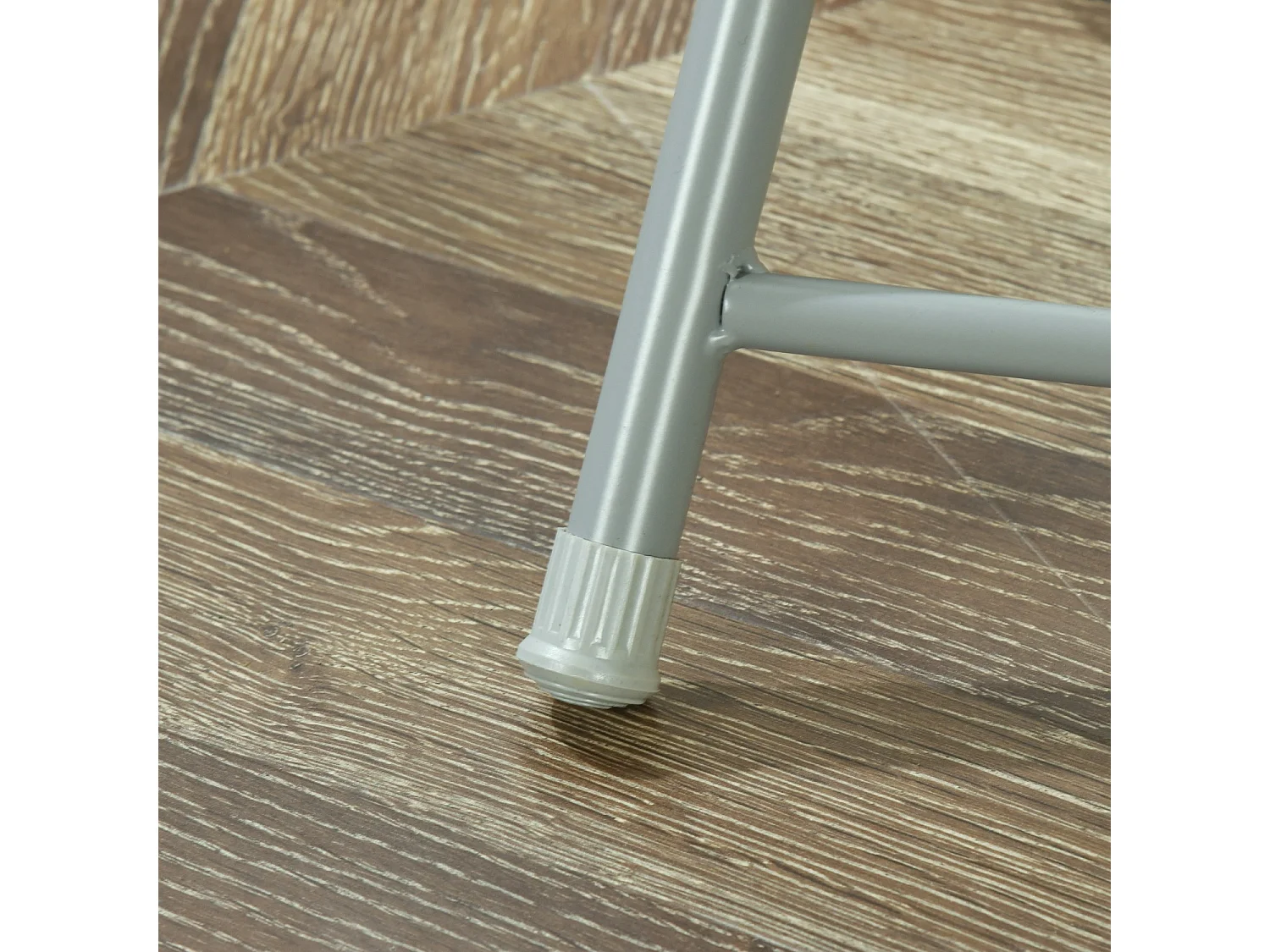 Lot de 4 chaise ERNST PLUSH pliante en fausse fourrure, charge maximale de 100 kg