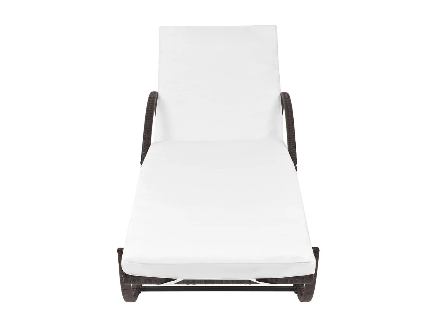 Transat chaise longue bain résine marron 193 x 65 x 56 cm 02_0012452