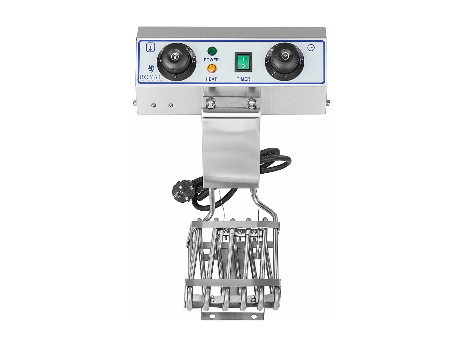 Friteuse acier inox 2 argenté 58 x 43 x 35 cm 3614020