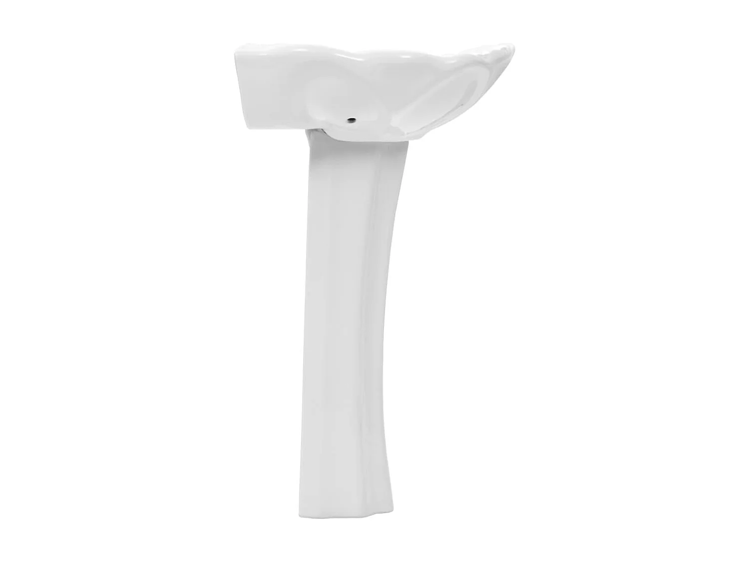 Lavabo autoportant avec socle blanche 58 x 51 x 20 cm 02_0002570