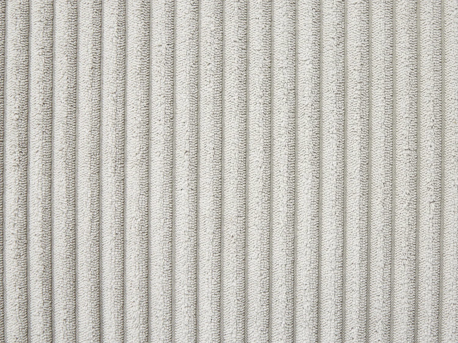 Canapé 2 places convertible en velours côtelé beige MIRTO