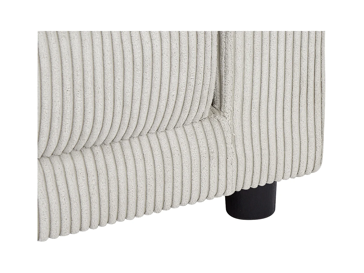 Sofá cama de 2 plazas de terciopelo beige MIRTO