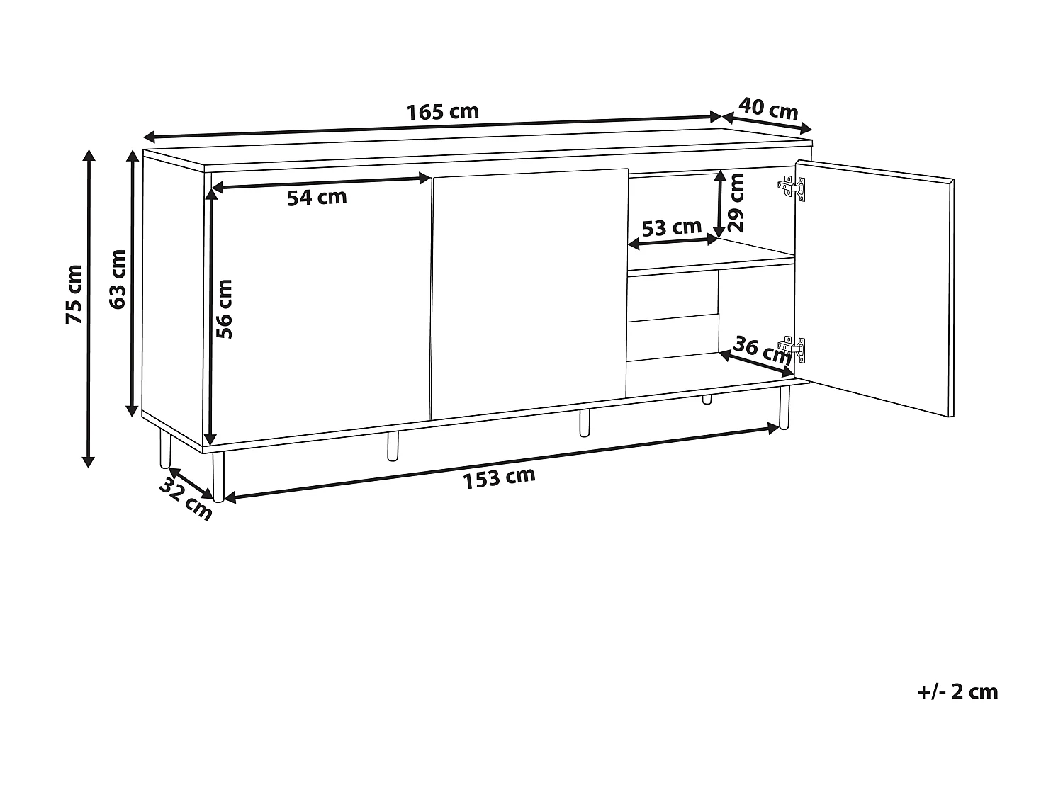 Armoire NIKEA Marron clair