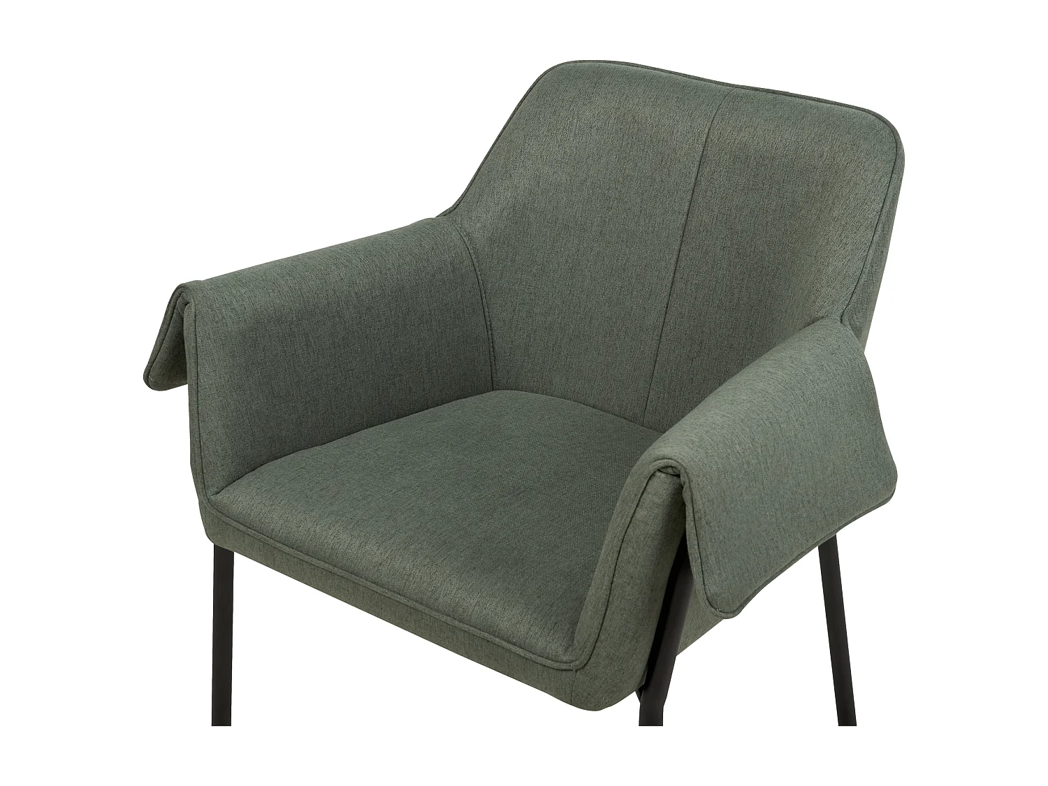 Poltrona ARLA Tecido Verde escuro