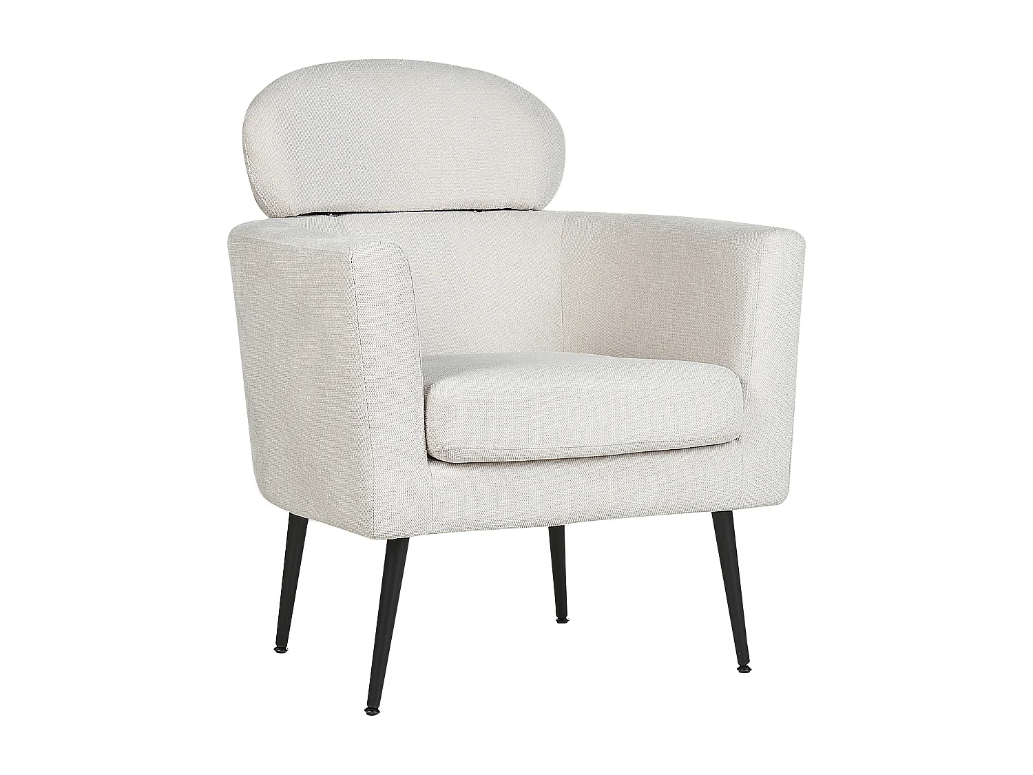 Sillón SOBY Tela Blanco crema