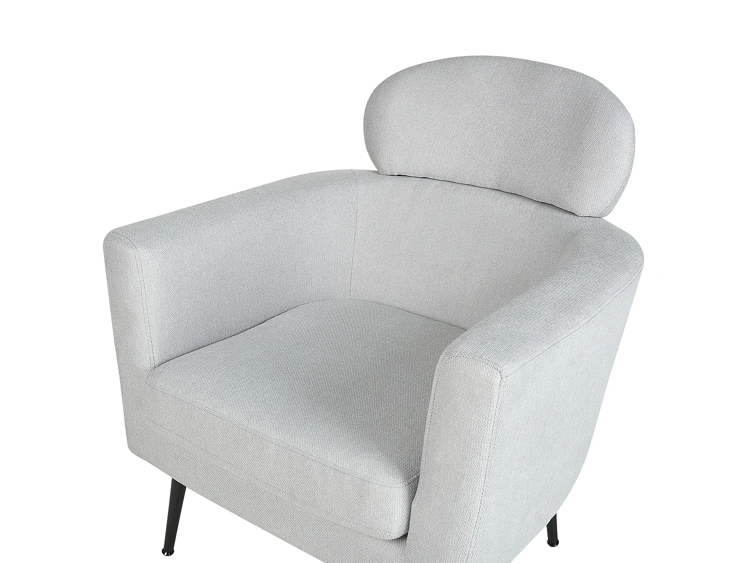 Sessel SOBY Stoff Hellgrau