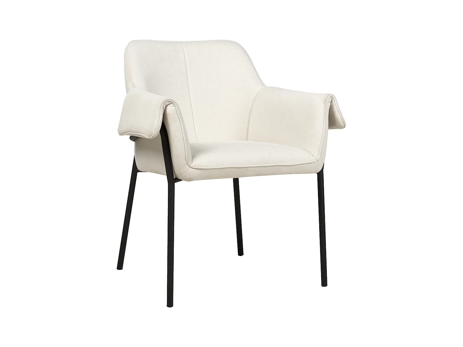Fauteuil ARLA Tissu Beige clair