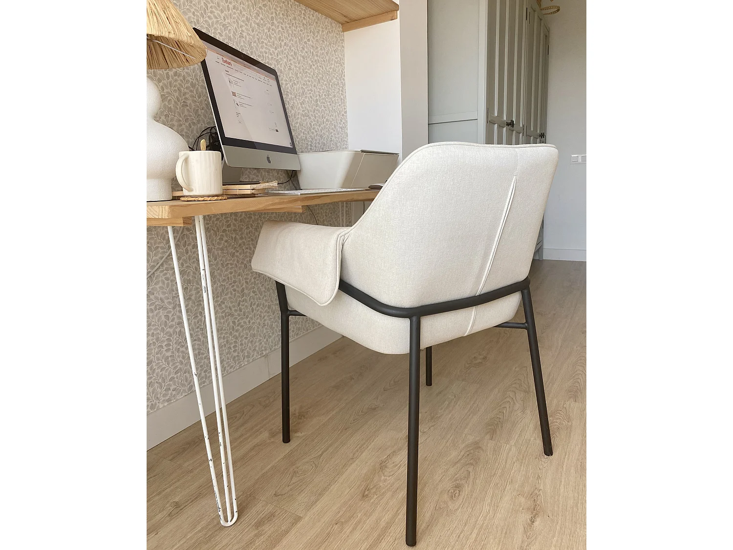 Sessel ARLA Stoff Creme
