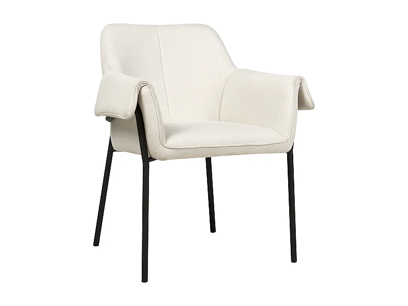 Fauteuil ARLA Tissu Beige clair