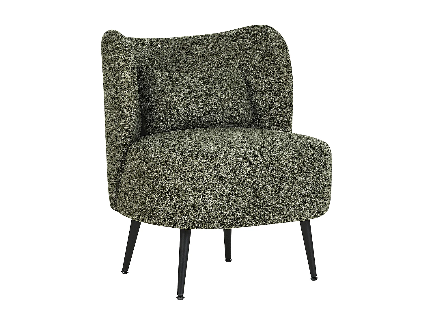 Fauteuil OTSBY Bouclé Vert foncé