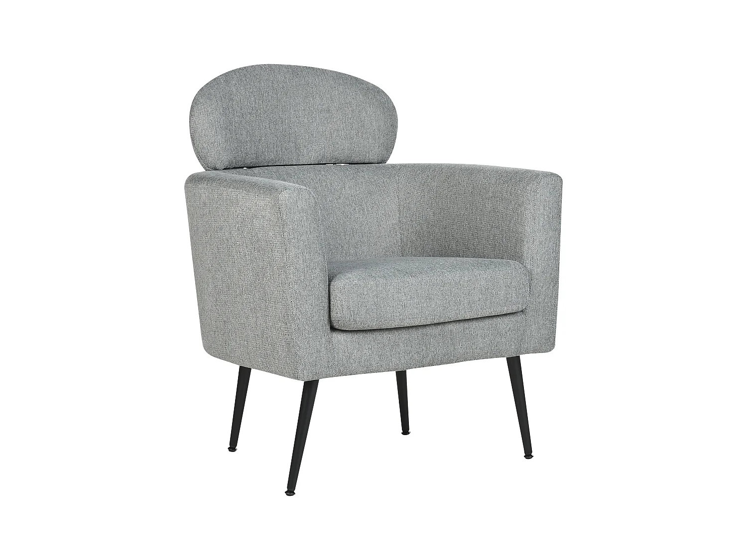 Fauteuil SOBY Tissu Gris