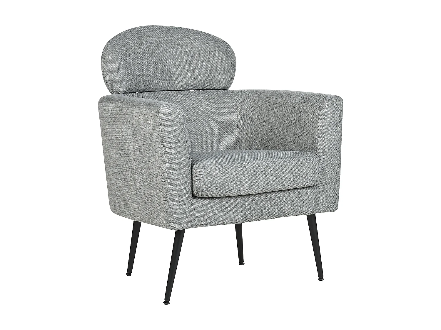 Fauteuil SOBY Stof Grijs
