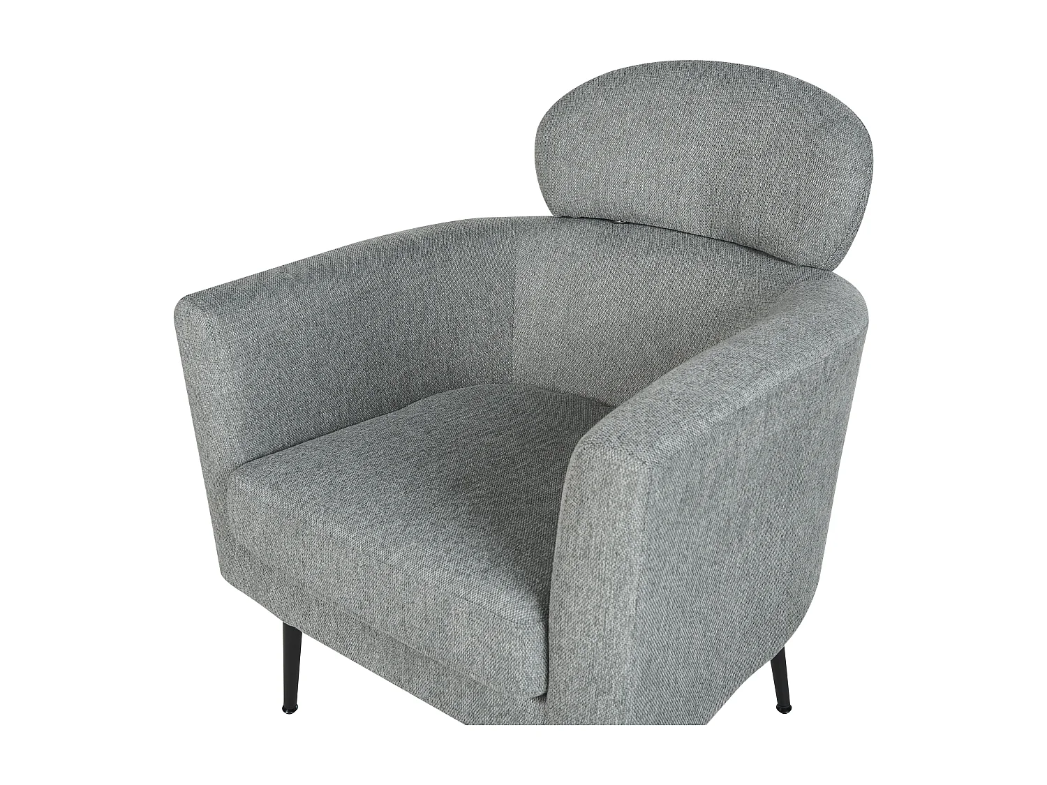 Fauteuil SOBY Stof Grijs