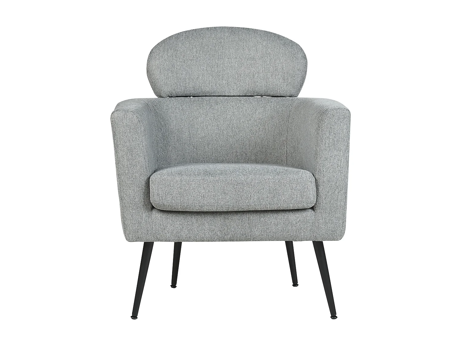 Fauteuil SOBY Tissu Gris