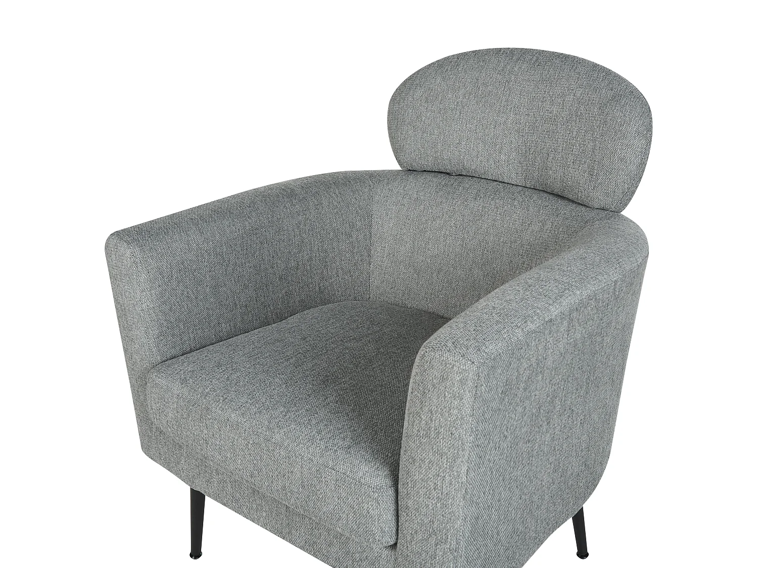 Fauteuil SOBY Tissu Gris