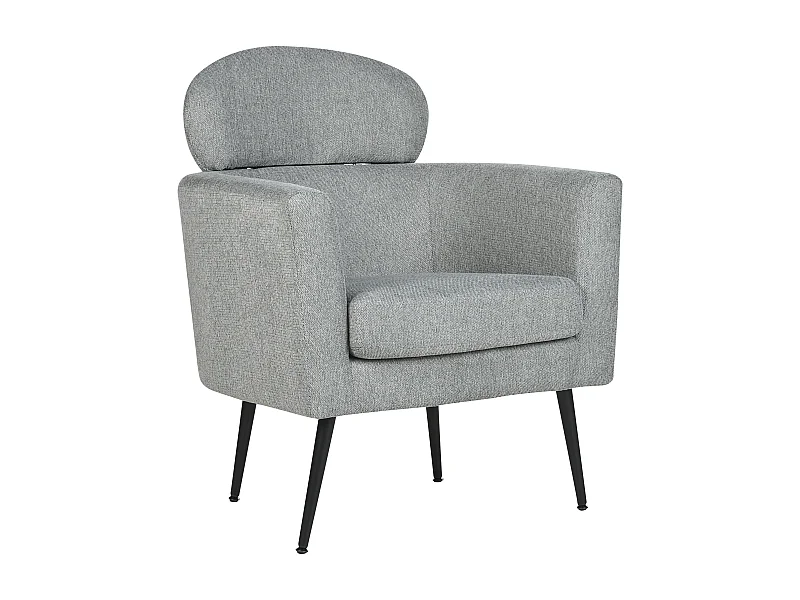 Fauteuil SOBY Tissu Gris