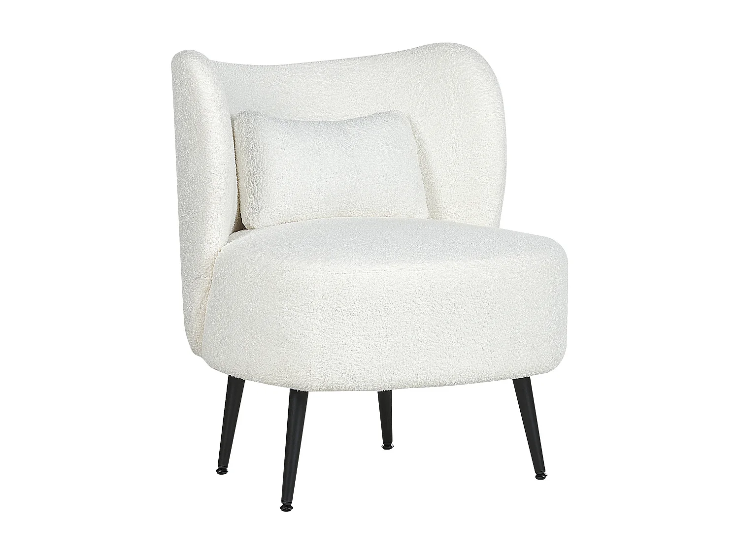 Poltrona OTSBY Bouclé Crema