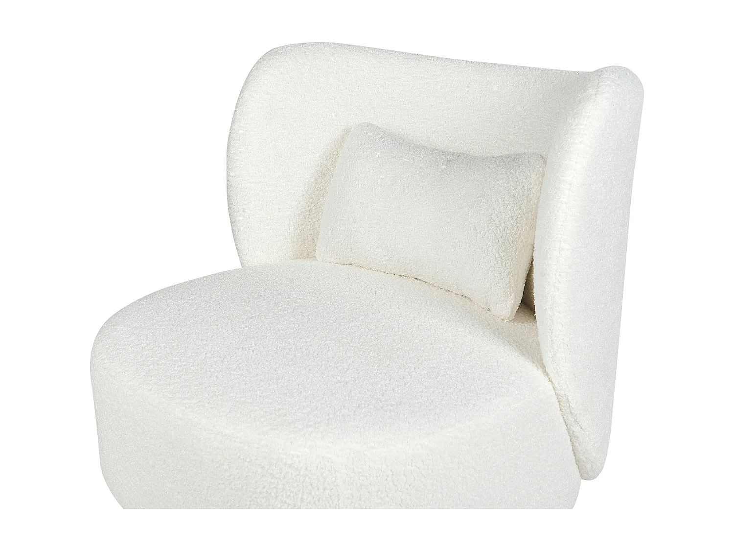 Poltrona OTSBY Bouclé Crema