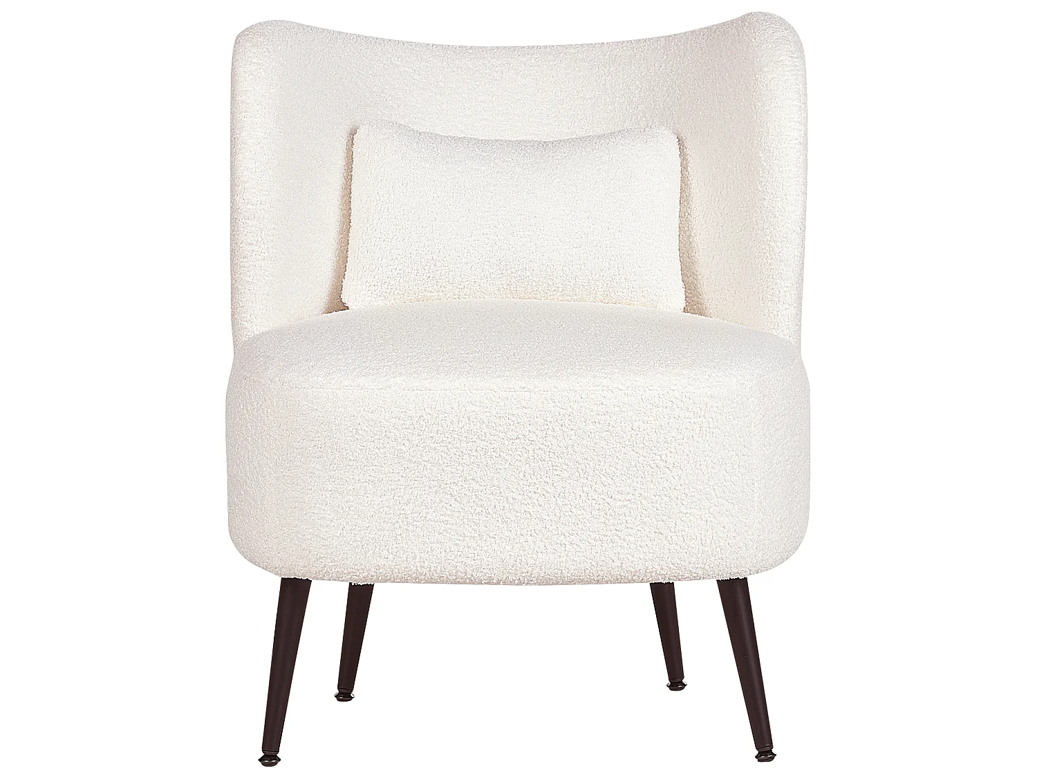 Fauteuil OTSBY Bouclé Crème