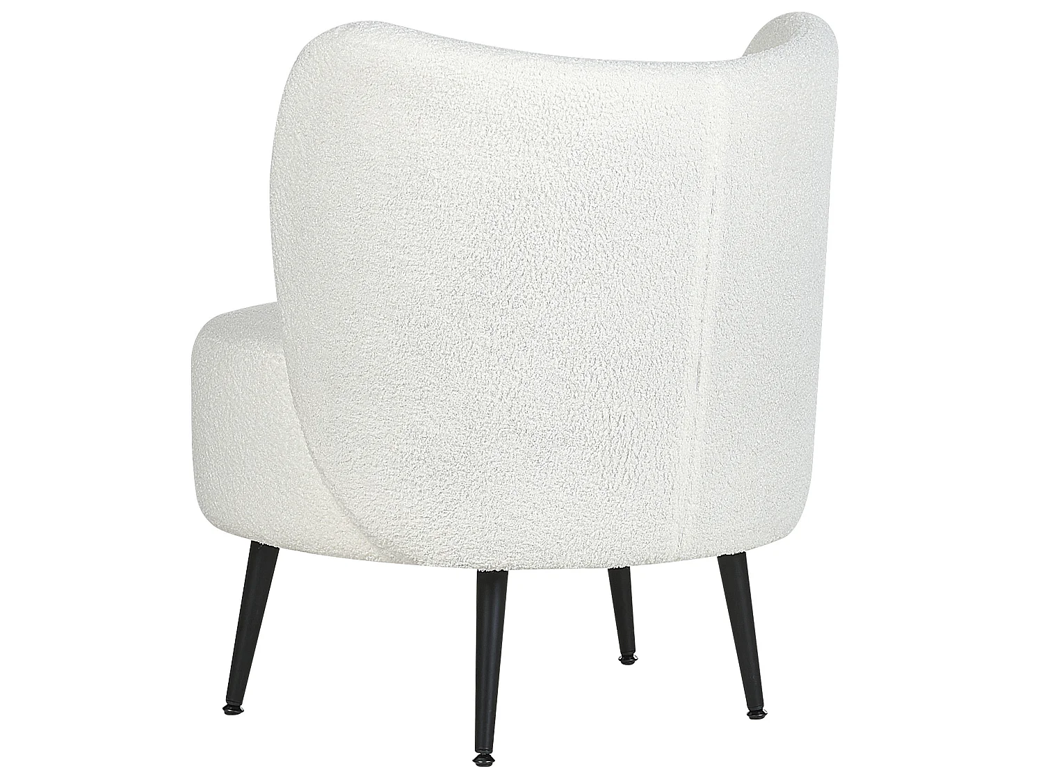Fauteuil OTSBY Bouclé Crème