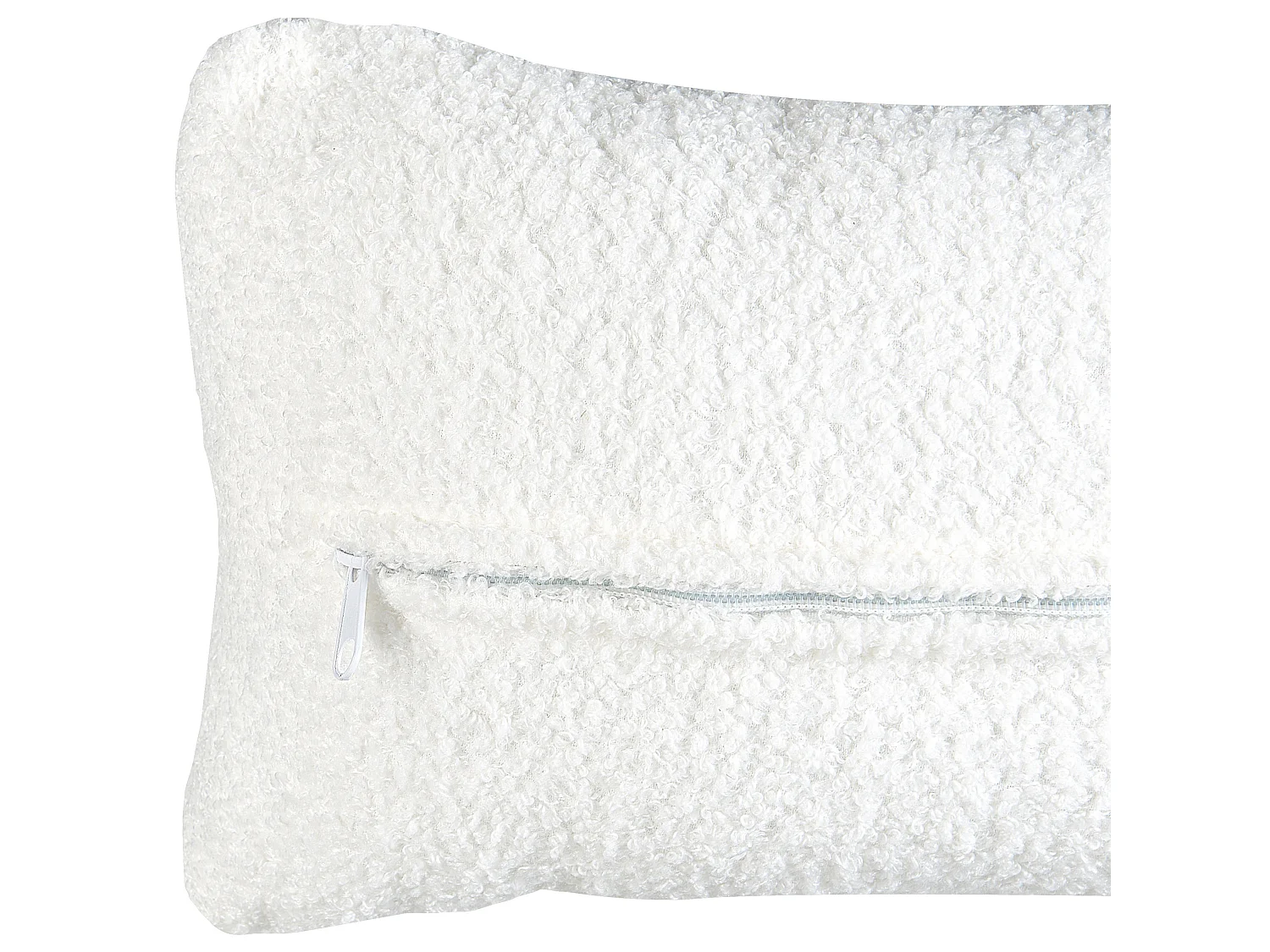 Fauteuil OTSBY Bouclé Crème
