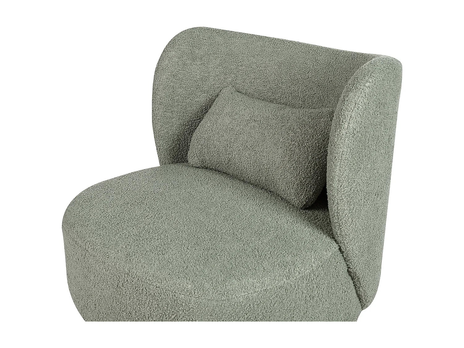 Fauteuil OTSBY Bouclé Vert clair