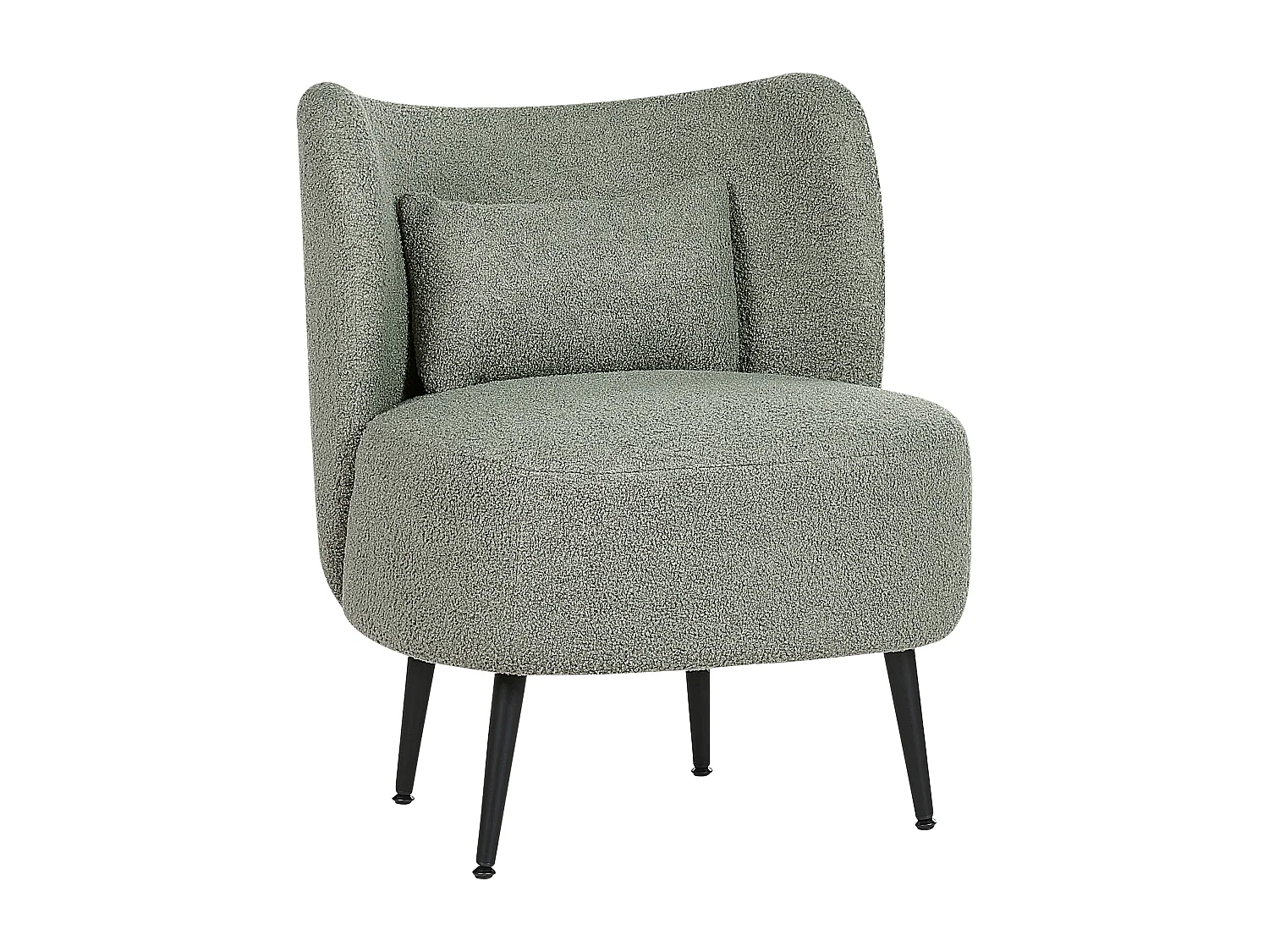 Fauteuil OTSBY Bouclé Vert clair