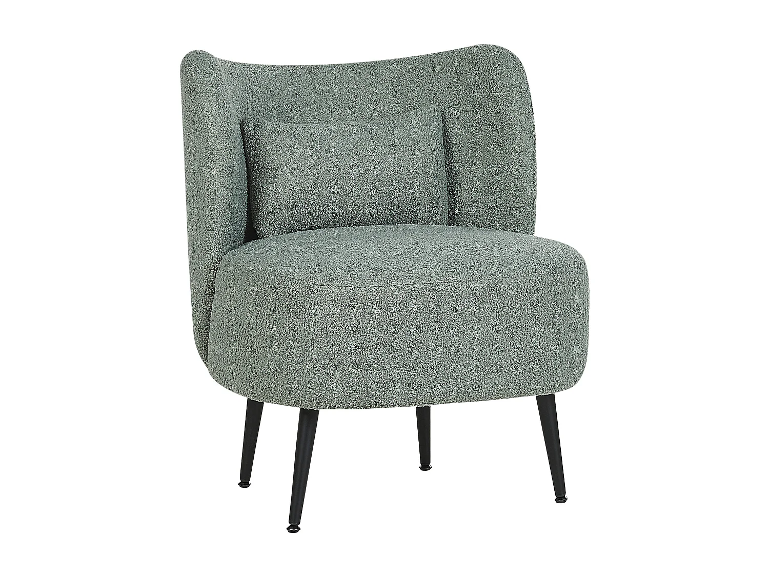 Fauteuil OTSBY Bouclé Vert clair