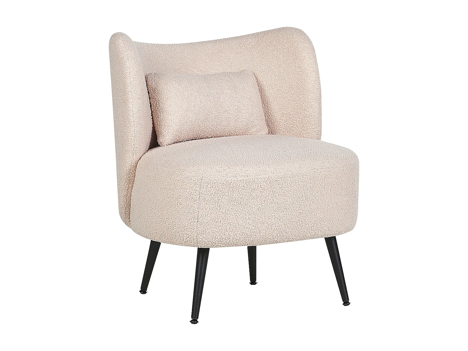 Fauteuil OTSBY Bouclé Beige