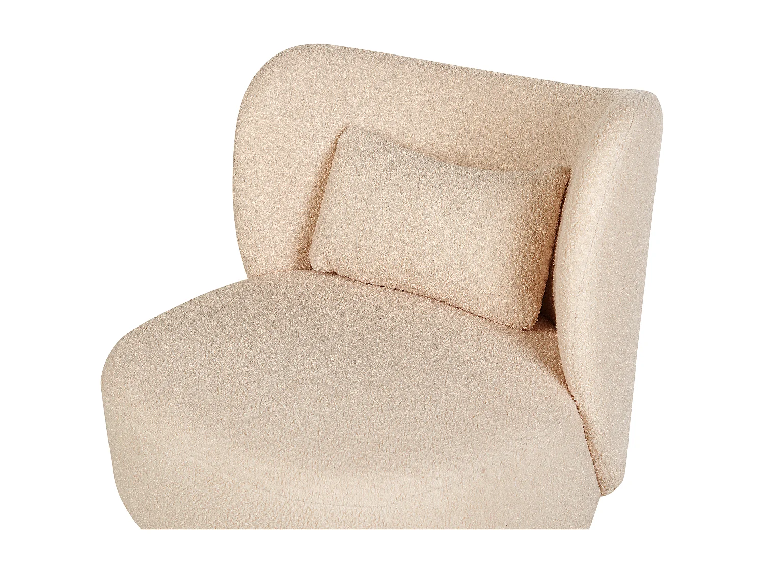 Fauteuil OTSBY Bouclé Beige