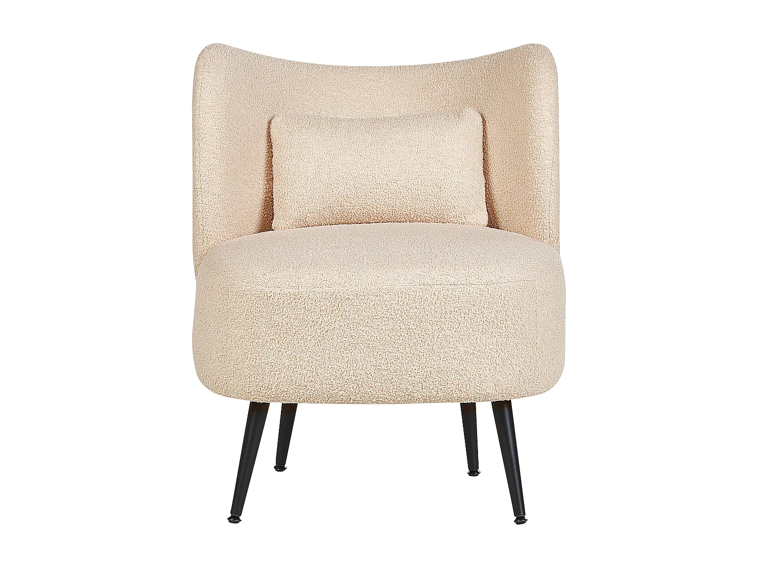Fauteuil OTSBY Bouclé Beige