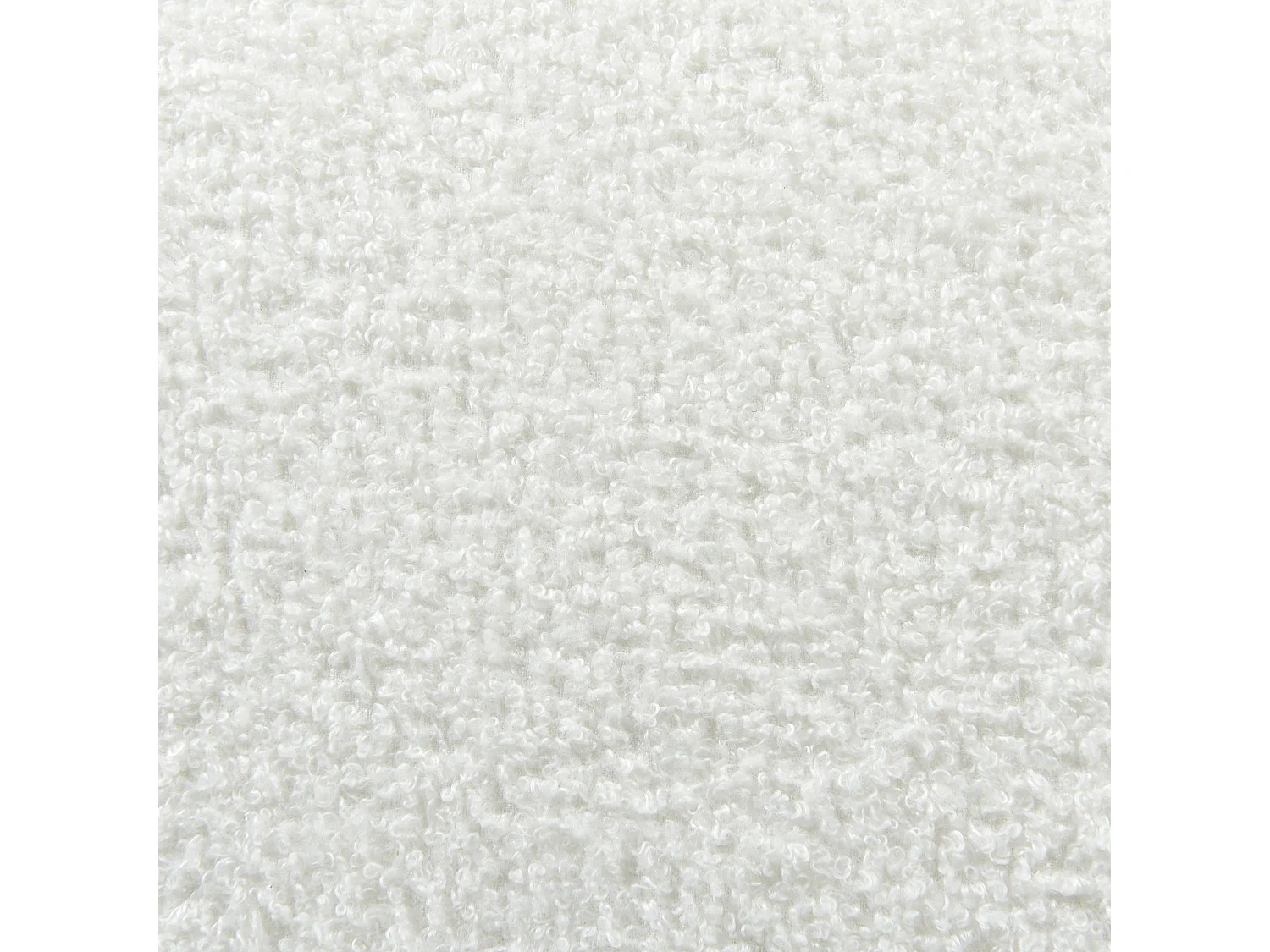 Draaifauteuil DAVIK Bouclé Crème