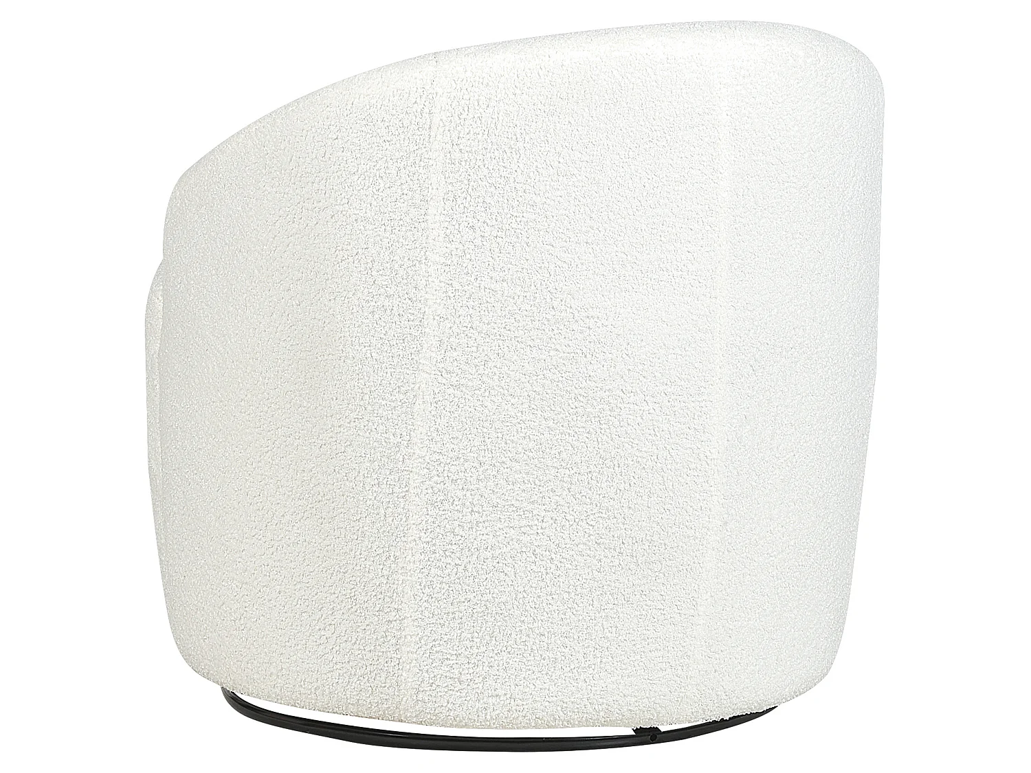 Drehsessel DAVIK Bouclé Creme