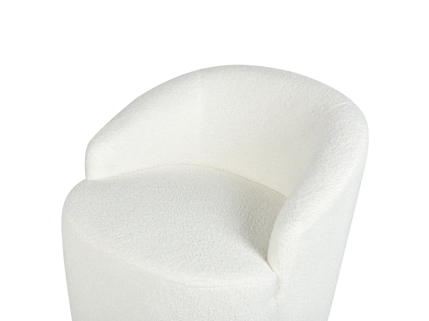 Drehsessel DAVIK Bouclé Creme