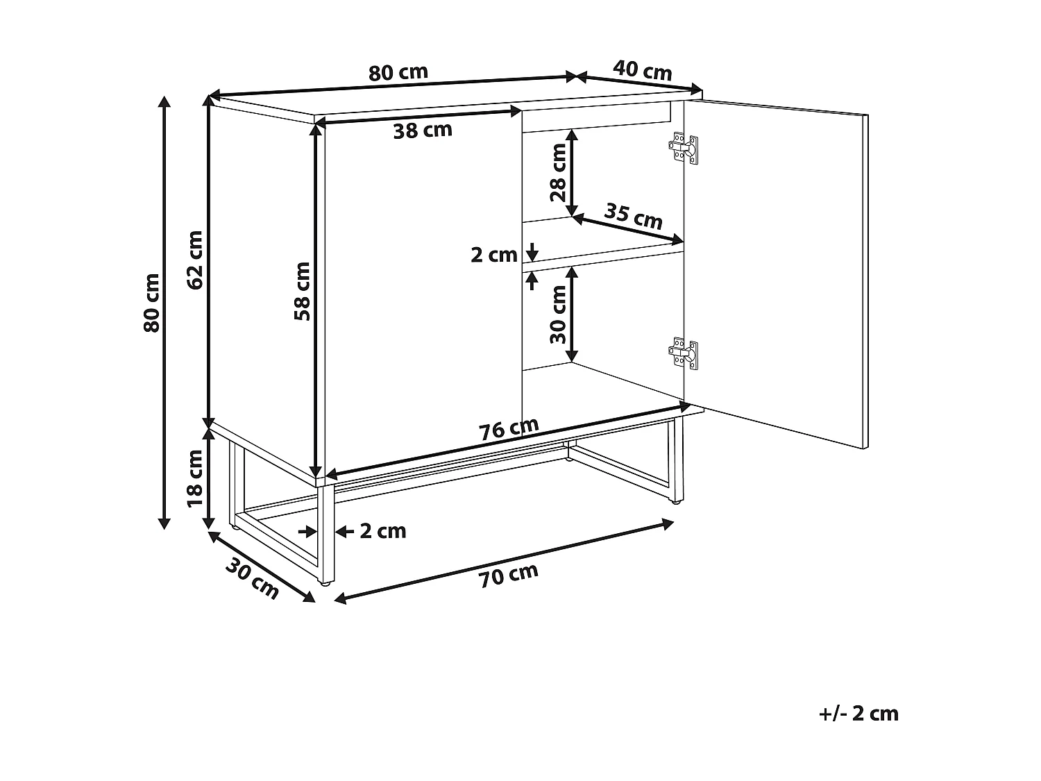 Armoire ALASKA Blanc